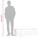 Garden Raised Bed PP Anthracite 100x43x35 cm - Close-Up Angle