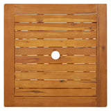 Folding Garden Table 60x60x75 cm Solid Acacia Wood