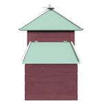 Chicken Coop with Nest Box Mocha 190x72x102 cm Solid Firwood