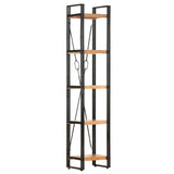 5-Tier Bookcase 40x30x180 cm Solid Acacia Wood - Extra Image