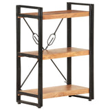 3-Tier Bookcase 60x30x80 cm Solid Acacia Wood - Extra Image