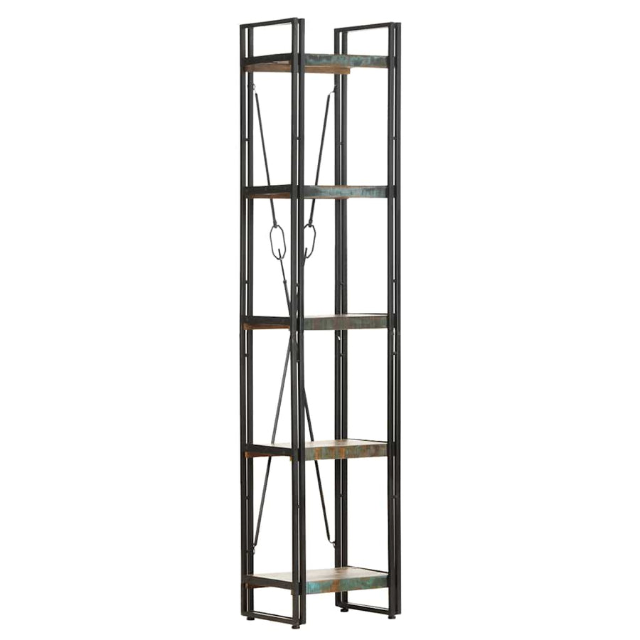 5-Tier Bookcase 40x30x180 cm Solid Reclaimed Wood