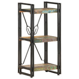 3-Tier Bookcase 40x30x80 cm Solid Reclaimed Wood - Extra Image