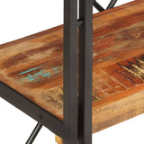 3-Tier Bookcase 60x30x80 cm Solid Reclaimed Wood - Top-Down View