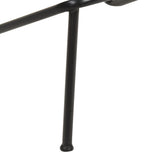 Bar Stools 4 pcs Brown Real Leather - Low Angle