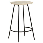 Bar Stools 2 pcs Solid Mango Wood