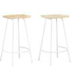 Bar Stools 2 pcs Solid Mango Wood