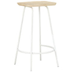 Bar Stools 2 pcs Solid Mango Wood