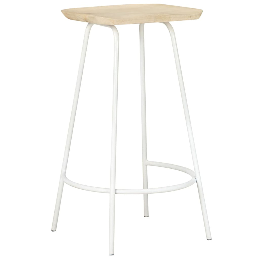 Bar Stools 2 pcs Solid Mango Wood