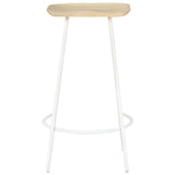 Bar Stools 2 pcs Solid Mango Wood - Top-Down View