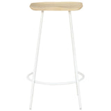 Bar Stools 4 pcs Solid Mango Wood - Top-Down View