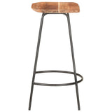 Bar Stools 4 pcs Solid Acacia Wood - 45-Degree Angle