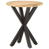 Side Table 48x48x56 cm Solid Mango Wood - Close-Up Angle