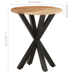 Side Table 48x48x56 cm Solid Acacia Wood