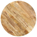 Side Table 68x68x56 cm Solid Mango Wood - Side View