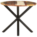 Side Table 68x68x56 cm Solid Reclaimed Wood - Front View