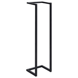 Towel Rack Black 25x20x95 cm Iron - Front View