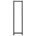 Towel Rack Black 25x20x95 cm Iron