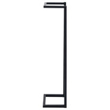 Towel Rack Black 25x20x95 cm Iron - Top-Down View