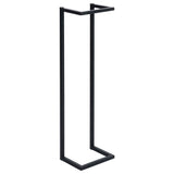 Towel Rack Black 25x20x95 cm Iron - 45-Degree Angle