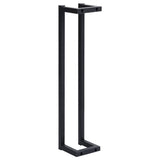 Towel Rack Black 12.5x12.5x60 cm Iron