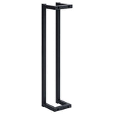 Towel Rack Black 12.5x12.5x60 cm Iron