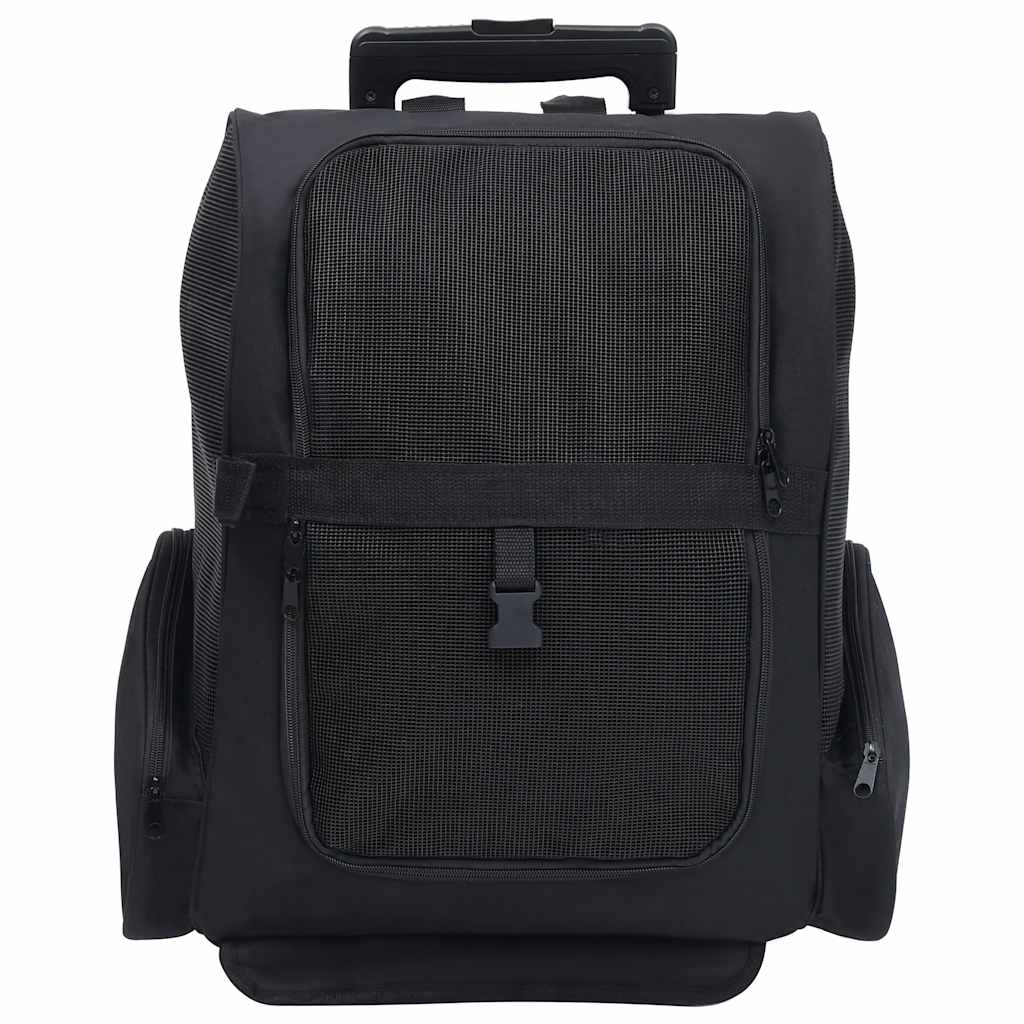 Foldable Multipurpose Pet Trolley Black