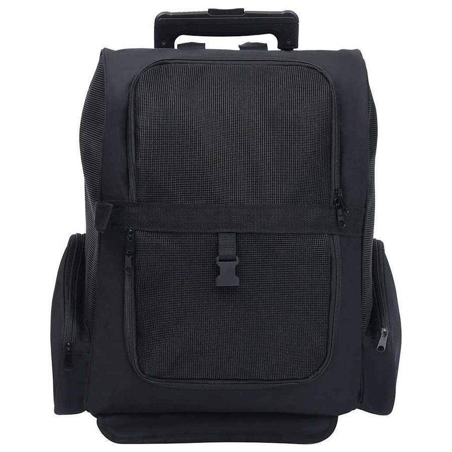 Foldable Multipurpose Pet Trolley Black
