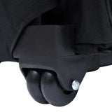 Foldable Multipurpose Pet Trolley Black - Close-Up Angle