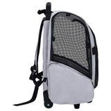 Foldable Multipurpose Pet Trolley Grey - Side View