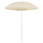 Garden Parasol with Steel Pole Sand 180 cm