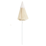 Garden Parasol with Steel Pole Sand 180 cm