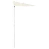 Garden Half Parasol with Pole 180x90 cm Sand - 45-Degree Angle