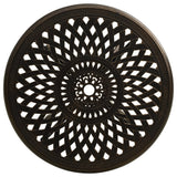 Garden Table Bronze 78x78x72 cm Cast Aluminium