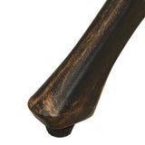 Garden Table Bronze 90x90x74 cm Cast Aluminium - 45-Degree Angle