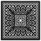 Garden Table Black 90x90x73 cm Cast Aluminium