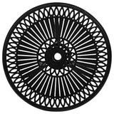 3 Piece Bistro Set Cast Aluminium Black - Close-Up Angle