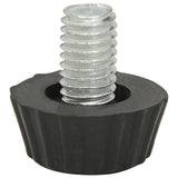 Adjustable Furniture Feet M8 18 pcs Black