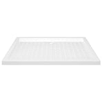 Shower Base Tray with Dots White 70x100x4 cm ABS