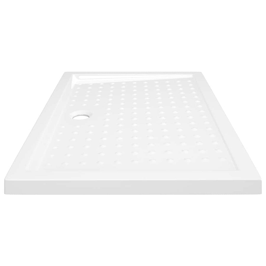 Shower Base Tray with Dots White 70x100x4 cm ABS