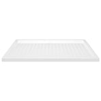 Shower Base Tray with Dots White 80x120x4 cm ABS