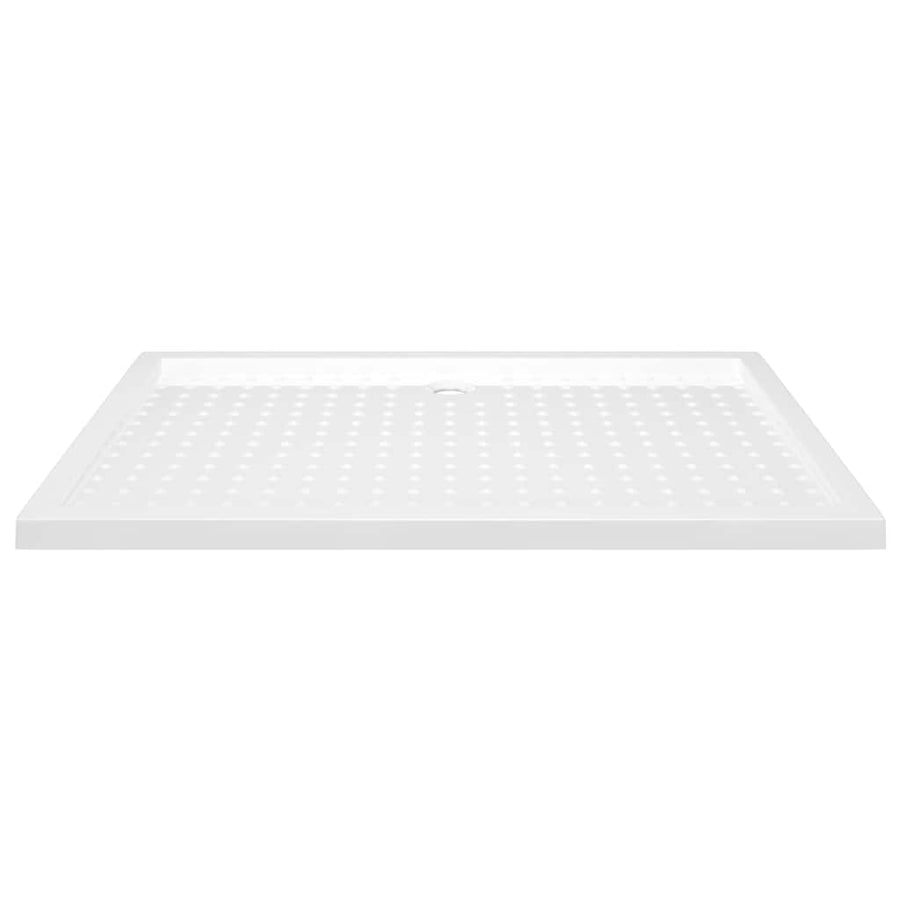 Shower Base Tray with Dots White 80x120x4 cm ABS
