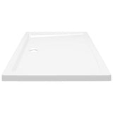 Rectangular ABS Shower Base Tray 70x90 cm - Rear View