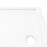 Rectangular ABS Shower Base Tray 70x90 cm - Close-Up Angle
