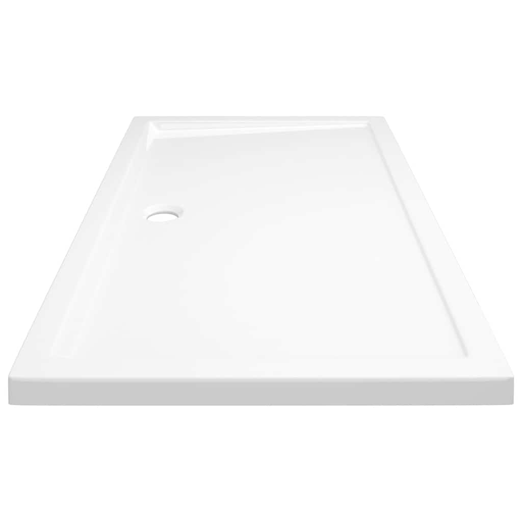 Rectangular ABS Shower Base Tray White 70x120 cm