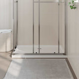 Rectangular ABS Shower Base Tray White 70x100 cm - Side View