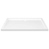 Rectangular ABS Shower Base Tray White 70x100 cm