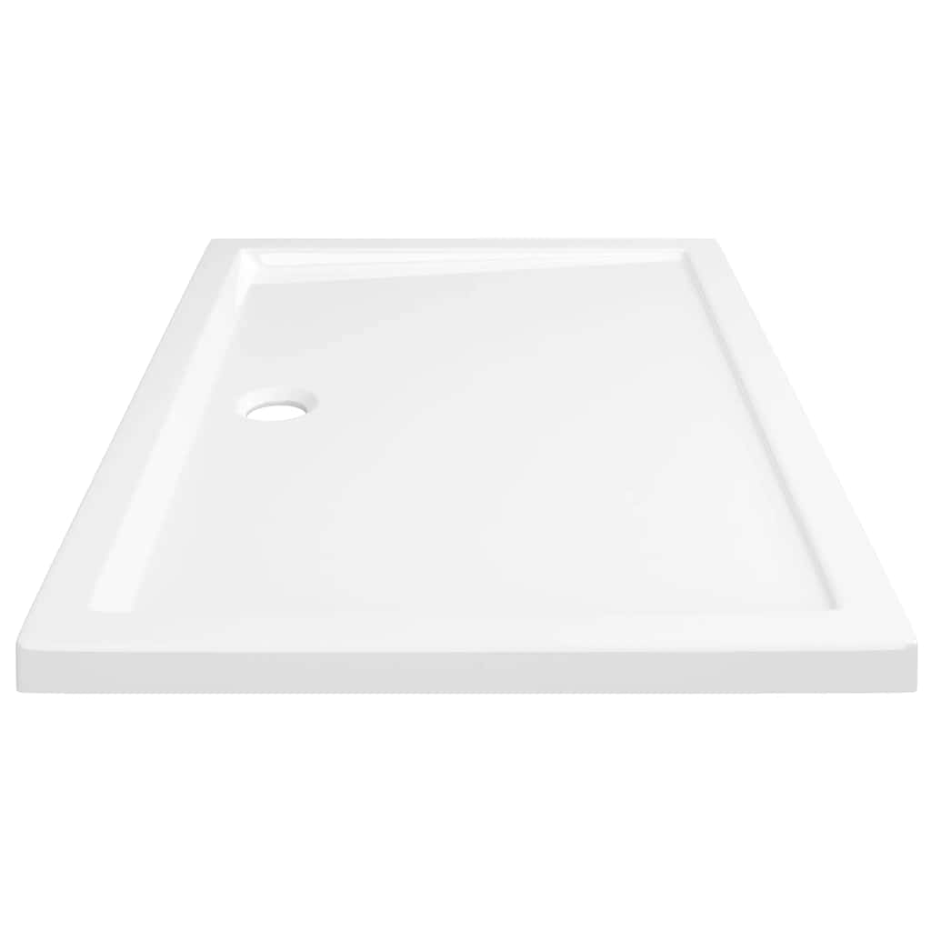 Rectangular ABS Shower Base Tray White 70x100 cm