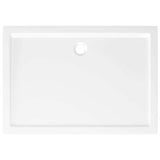 Rectangular ABS Shower Base Tray White 70x100 cm