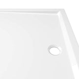 Rectangular ABS Shower Base Tray White 70x100 cm